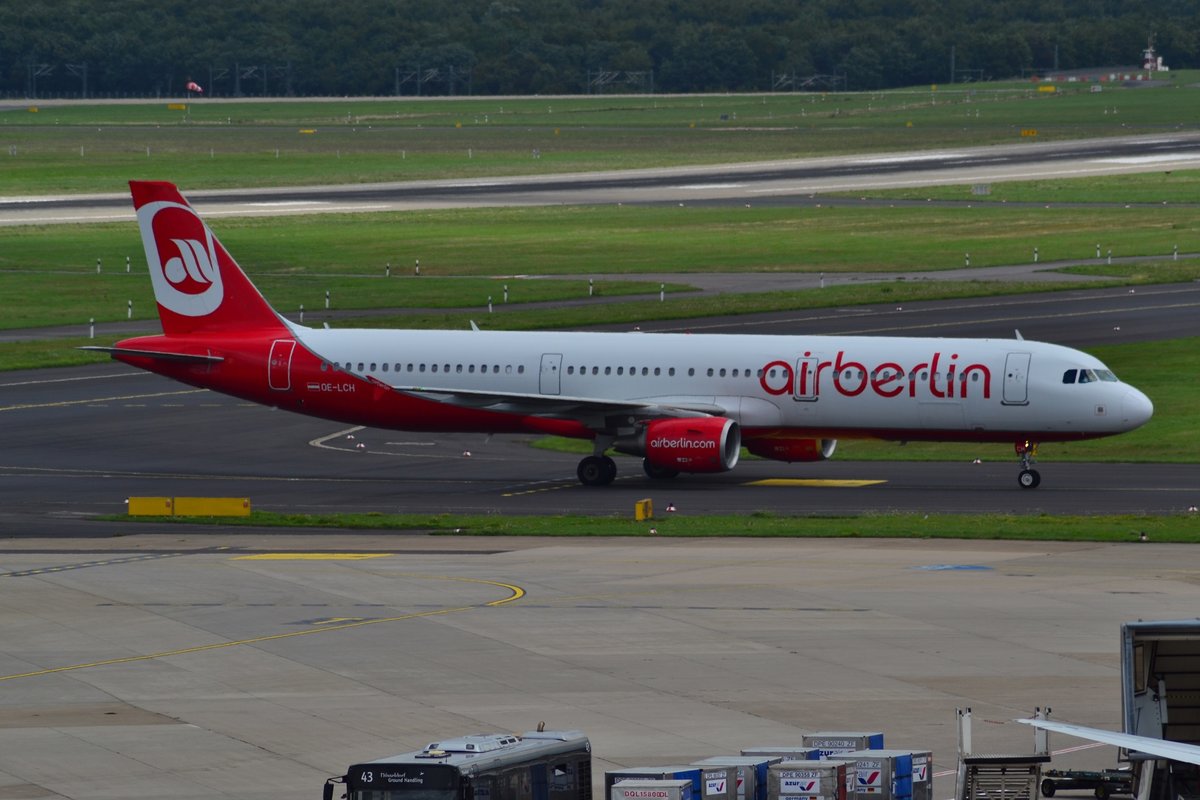 Airbus A321-211 - HG NLY Niki Air Berlin livery - 4728 - OE-LCH - 28.07.2017 - EDDL
