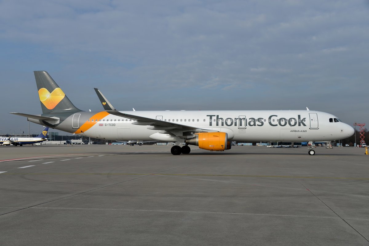Airbus A321-211(W) - MT TCX Thomas Cook Airlines - 6038 - G-TCDD - 20.02.2019 - CGN