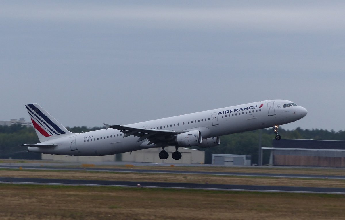 Airbus A321-212, F-GTAS, Air France, Berlin-Tegel (TXL), 1.10.2016