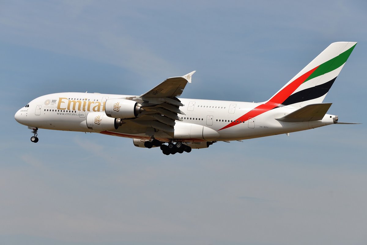 Airbus A380-861 - EK UAE Emirates 'Expo 2020' - 98 - A6-EDU - 22.07.2019 - DUS