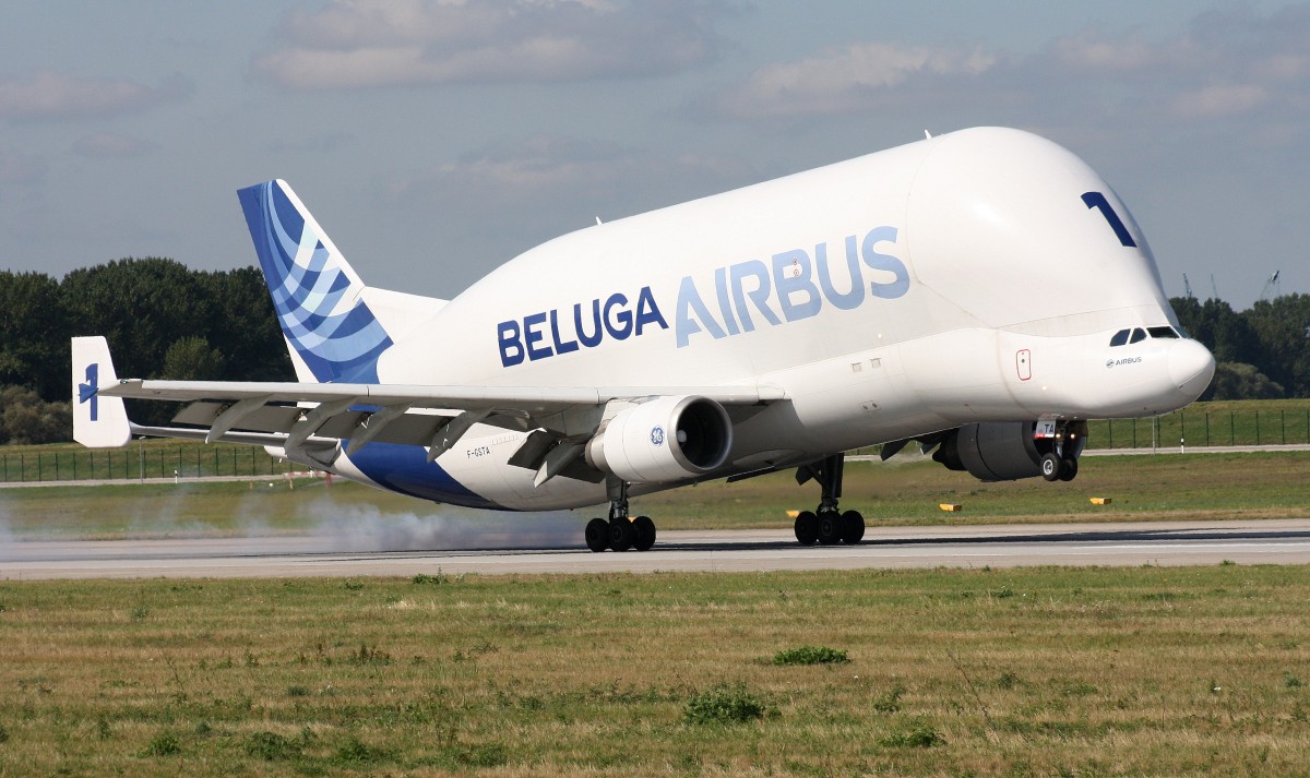 Airbus Transport International,F-GSTA,(c/n 655),Airbus A300B4-608ST,02.09.2014,XFW-EDHI,Hamburg-Finkenwerder,Germany