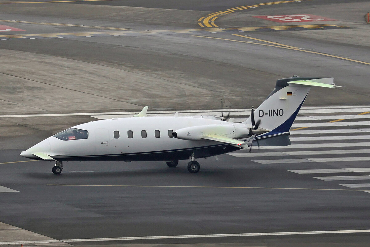 AirGO Private Airlines, D-IINO, Piaggio P-180 EVO, msn: 3003, 23.Januar 2026, ZRH Zürich, Switzerland.