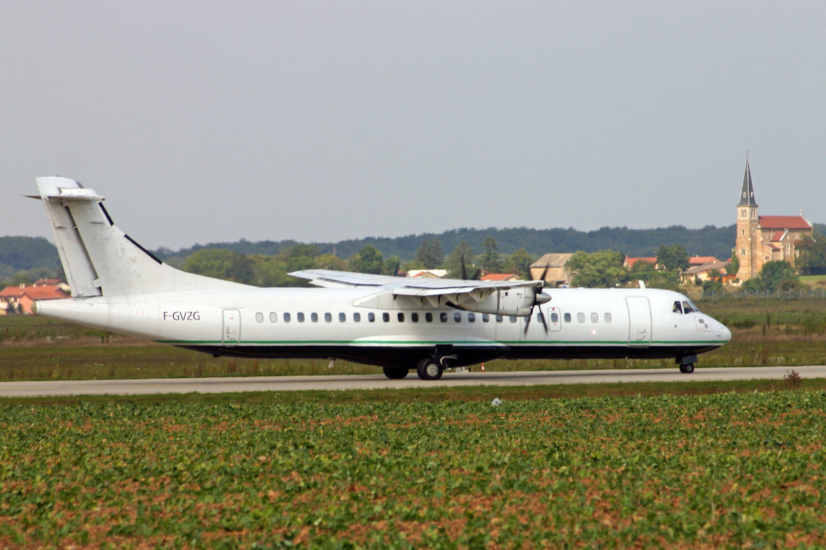 Airlinair, F-GVZG, ATR 72-201, msn: 145, 31.August 2007, LYS Lyon, France.