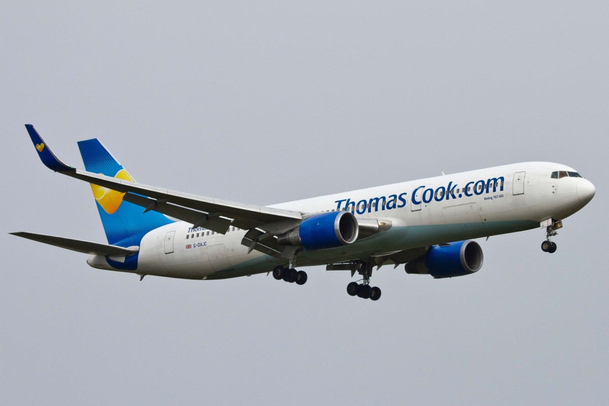Airtours International Airways (VZ/AIH), G-DAJC (op. f. Condor), Boeing, 767-31K ER wl, 17.04.2015, FRA-EDDF, Frankfurt, Germany