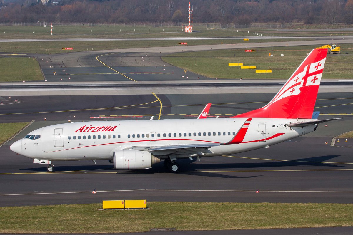Airzena Georgian Airways (A9-TGZ), 4L-TGN  Tbilisi , Boeing, 737-7BK wl, 10.03.2016, DUS-EDDL, Düsseldorf, Germany 