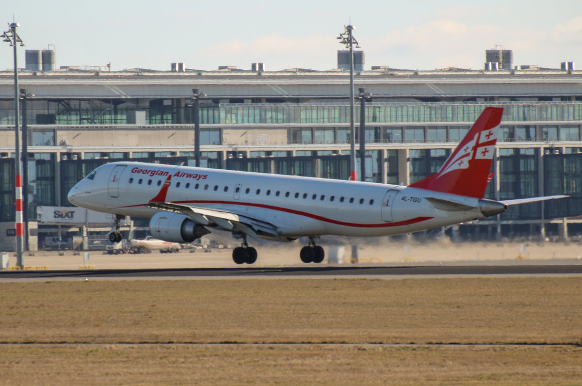 Airzena Georgian Airways, ERJ-190-100AR, 4L-TGU, SXF, 22.02.2019