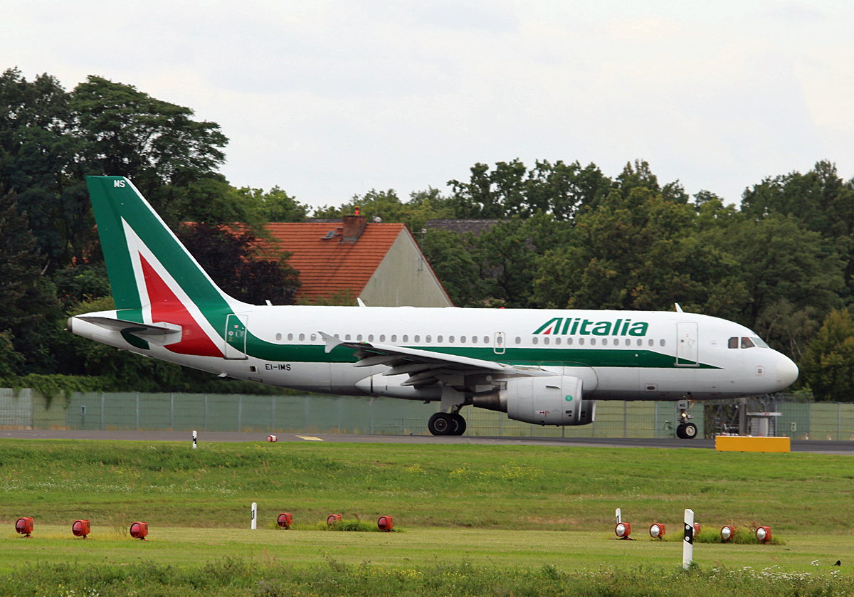 Alitalia, Airbus A 319-111, EI-IMS, TXL, 12.09.2017