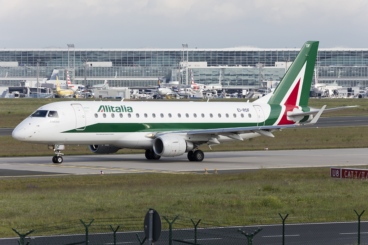 Alitalia CityLiner, EI-RDF, Embraer, EMJ-175, 21.05.2016, FRA, Frankfurt, Germany 






