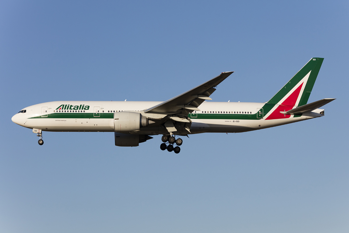 Alitalia, EI-ISD, Boeing, B777-243ER, 29.04.2017, FCO, Roma, Italy


