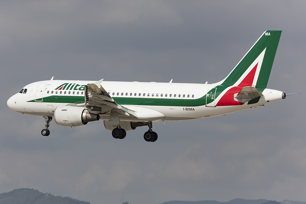 Alitalia, I-BIMA, Airbus, A319-112, 26.09.2015, BCN, Barcelona, Spain 



