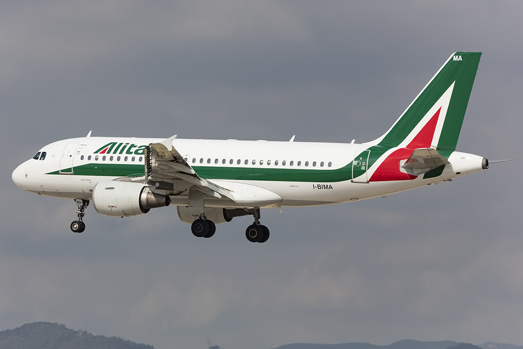 Alitalia, I-BIMA, Airbus, A319-112, 26.09.2015, BCN, Barcelona, Spain 



