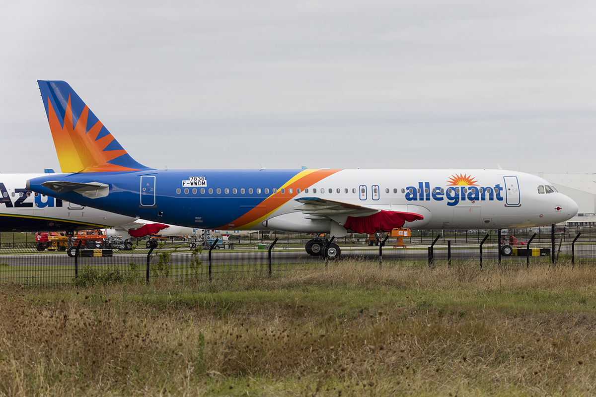 Allegiant Air, F-WWDM (later: N251NV), Airbus, A320-214, 07.09.2017, TLS, Toulouse, France 

