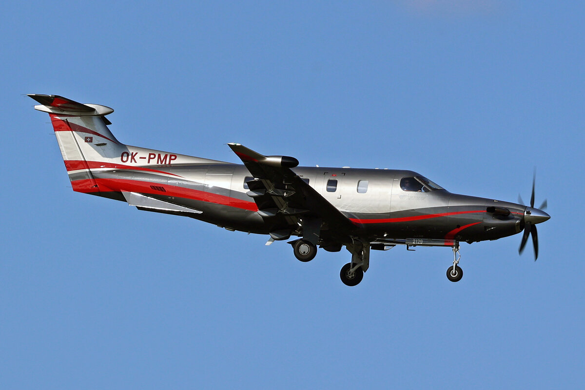 Alpha Aviation, OK-PMP, Pilatus PC-12 NGX, msn: 2129, 24.August 2025, ZRH Zürich, Switzerland.