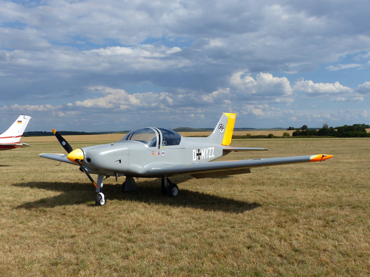 Alpi Aviation Pioneer 300, D-MYZZ auf dem Vorfeld in Gera (EDAJ) am 25.7.2020