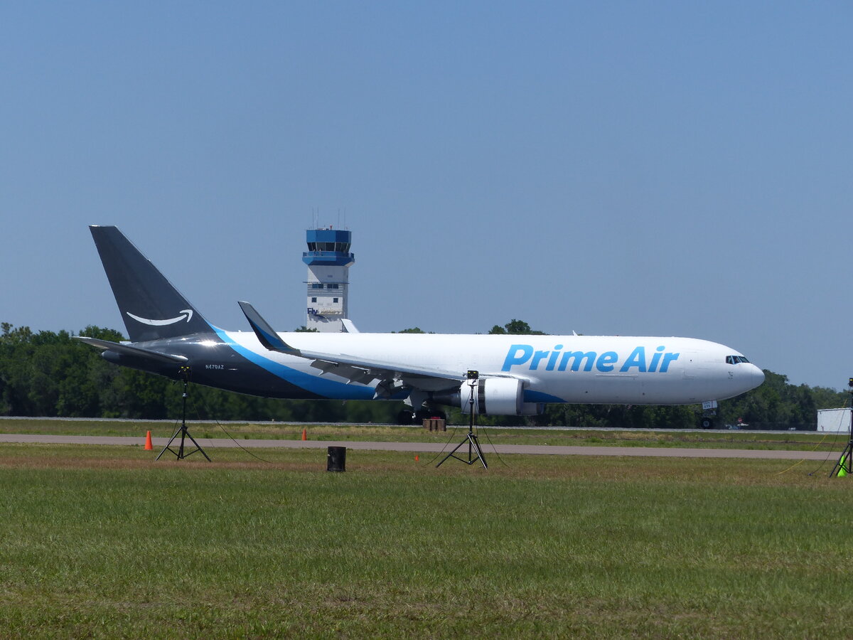 Amazon Air, Boeing 767-323 ER (BDSF), Lakeland-Linder Int. (LAL/KLAL), 17.4.2026
