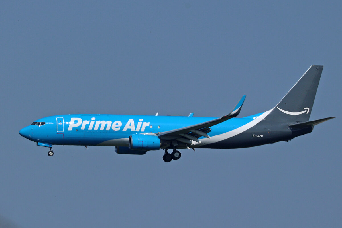 Amazon Prime Air (Operated by ASL Airlines Ireland), EI-AZC, Boeing B737-86JSF, msn: 30877/782, 11.Juli 2023, MXP Milano Malpensa, Italy.
