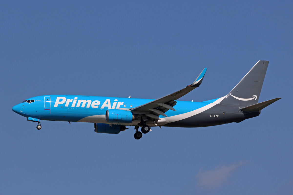 Amazon Prime Air (Operated by ASL Airlines Ireland), EI-AZC, Boeing B737-86JSF, msn: 30877/782, 13.Juli 2023, MXP Milano Malpensa, Italy.