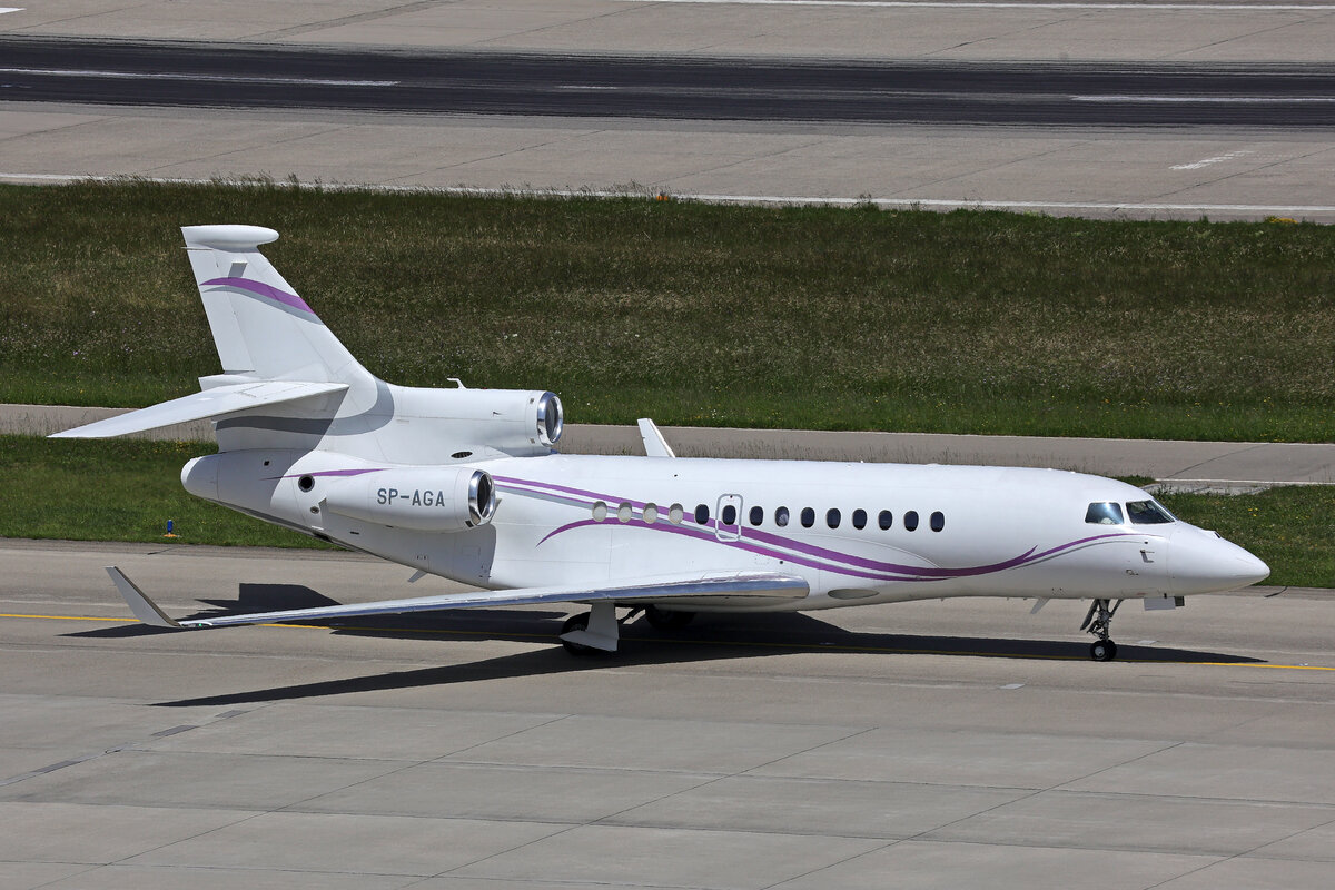 AMC Avaition, SP-AGA, Dassault Falcon 7X, msn: 272, 25.Mai 2026, ZRH Z�rich, Switzerland.