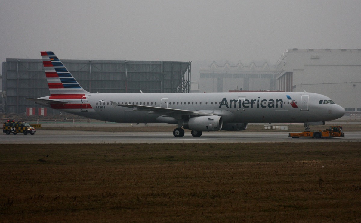 American Airlines, D-AVZM,Reg.N919US,(c/n 6479),Airbus A 321-231, 17.02.2015,XFW-EDHI, Hamburg-Finkenwerder, Germany 