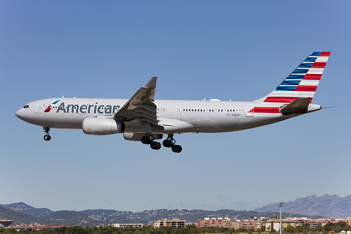 American Airlines, N284AY, Airbus, A330-243, 10.09.2017, BCN, Barcelona, Spain 


