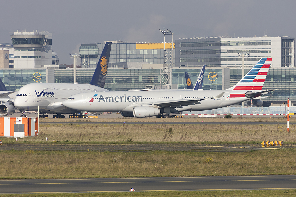 American Airlines, N286AY, Airbus, A330-243, 17.10.2017, FRA, Frankfurt, Germany 


