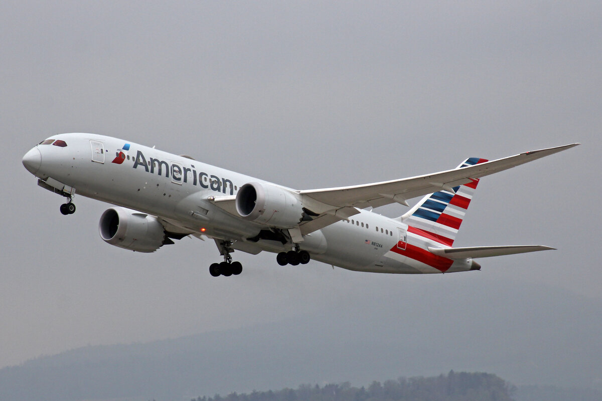 American Airlines, N812AA, Boeing B787-8, msn: 40630/378, 23.April 2022, ZRH Zürich, Switzerland.