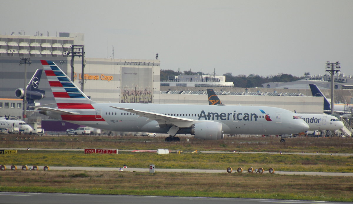 American Airlines,N804AN,MSN 40622,Boeing 787-8 Dreamliner,02.10.2020,FRA-EDDF,Frankfurt,Germany