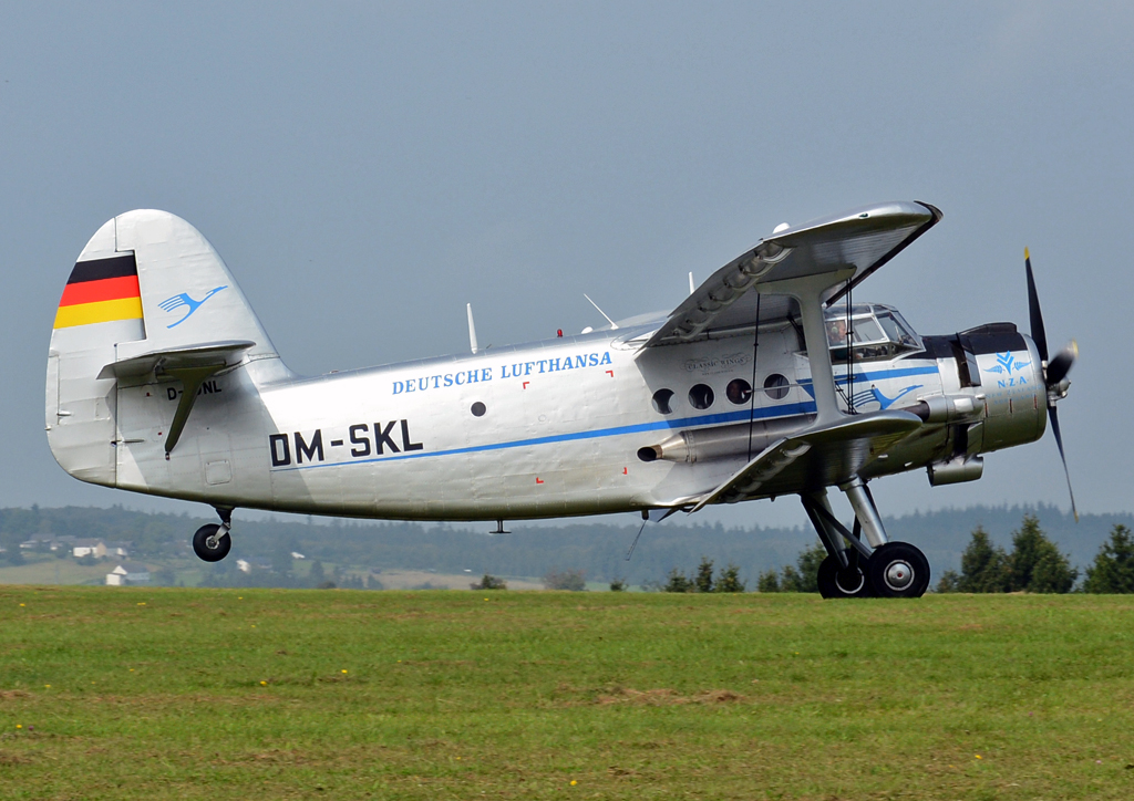 An-2T D-FONL bei Rundflügen am Flugplatz Wershofen - 07.09.2014