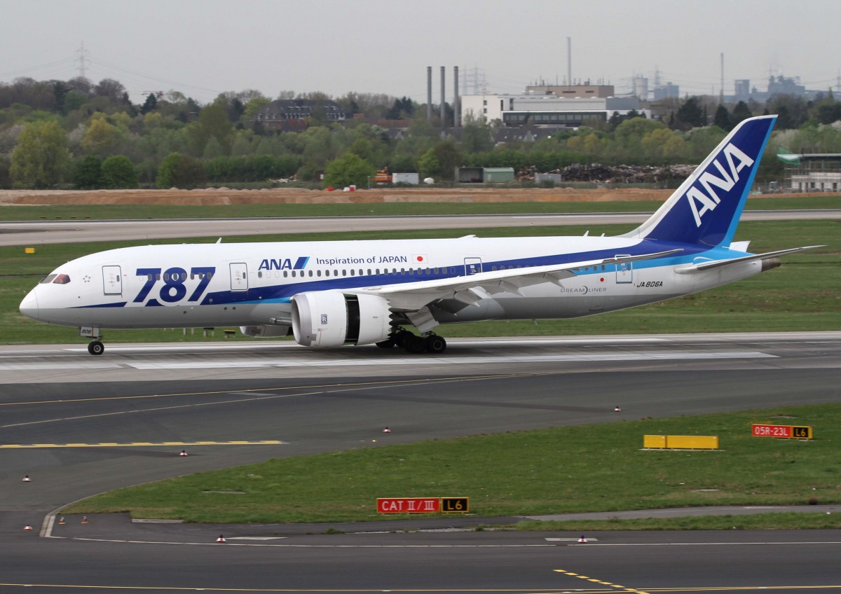 ANA-All Nippon Airways, JA-806A, Boeing, 787-8 Dreamliner, 02.04.2014, DUS-EDDL, Dsseldorf, Germany