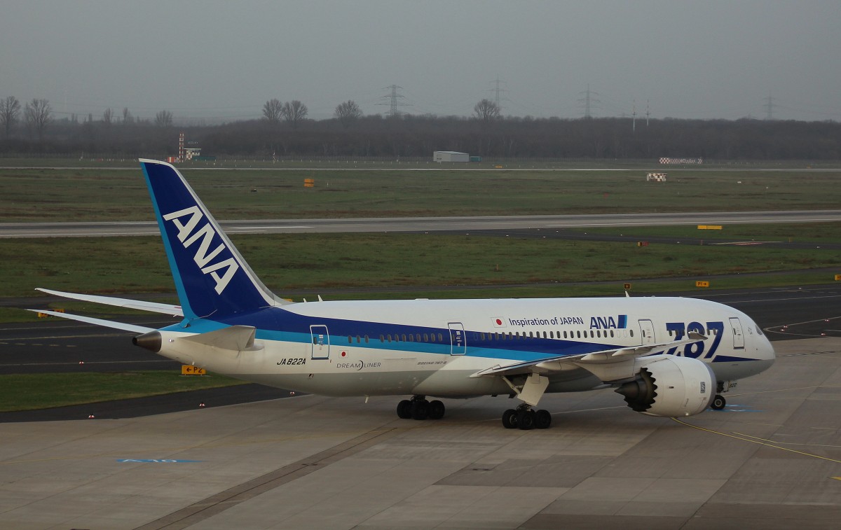 ANA All Nippon Airways, JA822A, (C/N 34512),Boeing 787-8 Dreamliner,27.12.2015,DUS-EDDL, Düsseldorf, Germany 