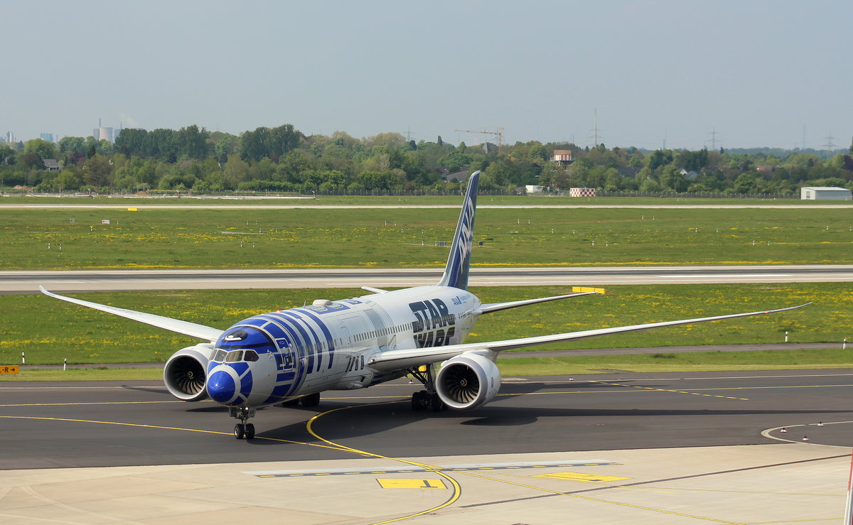 ANA All Nippon Airways, JA873A, MSN 34530, Boeing 787-9, 06.05.2017, DUS-EDDL, Düsseldorf, Germany (Star Wars R2-D2 livery) 