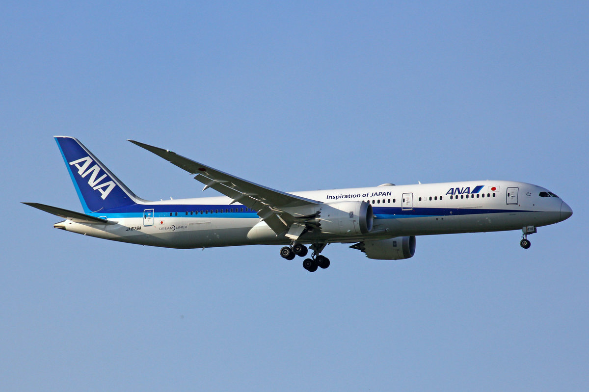 ANA All Nippon Airways, JA876A, Boeing 787-9, 24.September 2016, MUC München, Germany.
