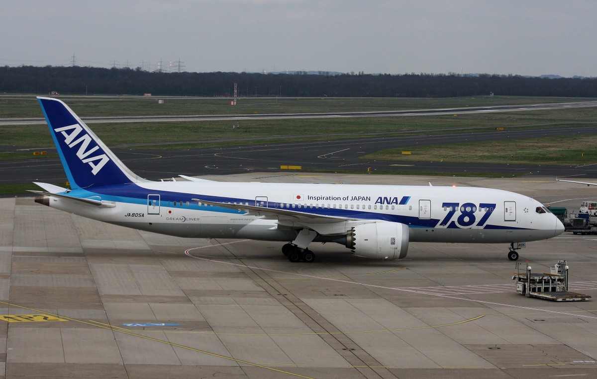 ANA All Nippon Airways,JA805A,(c/n 34514),Boeing 787-8 Dreamliner,11.04.2015,DUS-EDDL,Düsseldorf,Germany