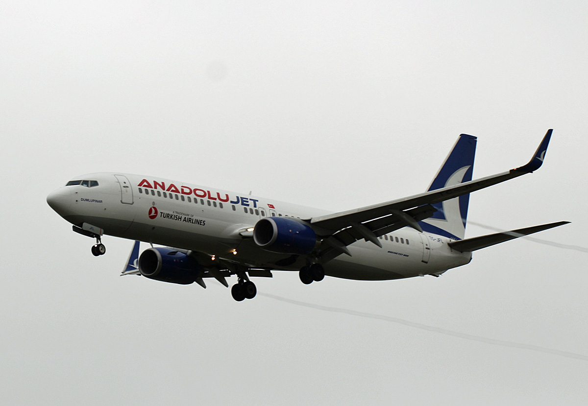Anadolhjet, Boeing B 737-8F2, TC-JFL, BER, 04.09.2021
