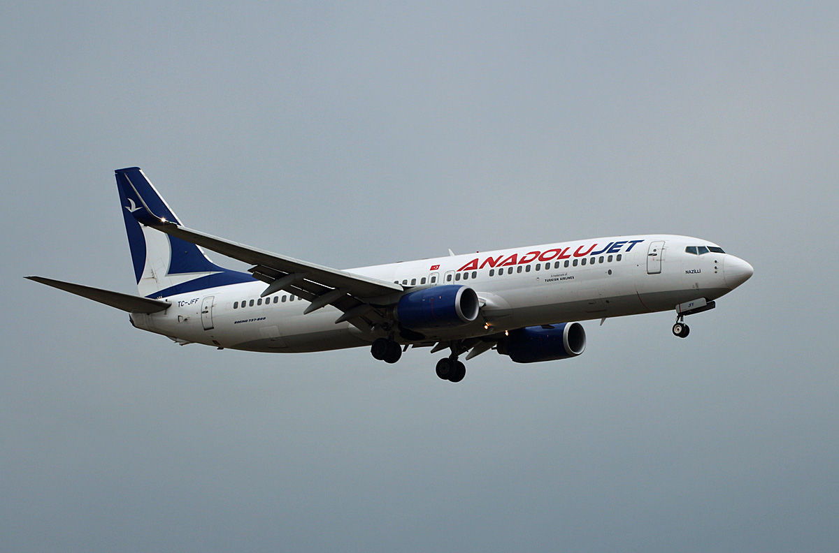 AnadoluJet, Boeing B 737-8F2, TC-JFF, BER, 19.08.2022