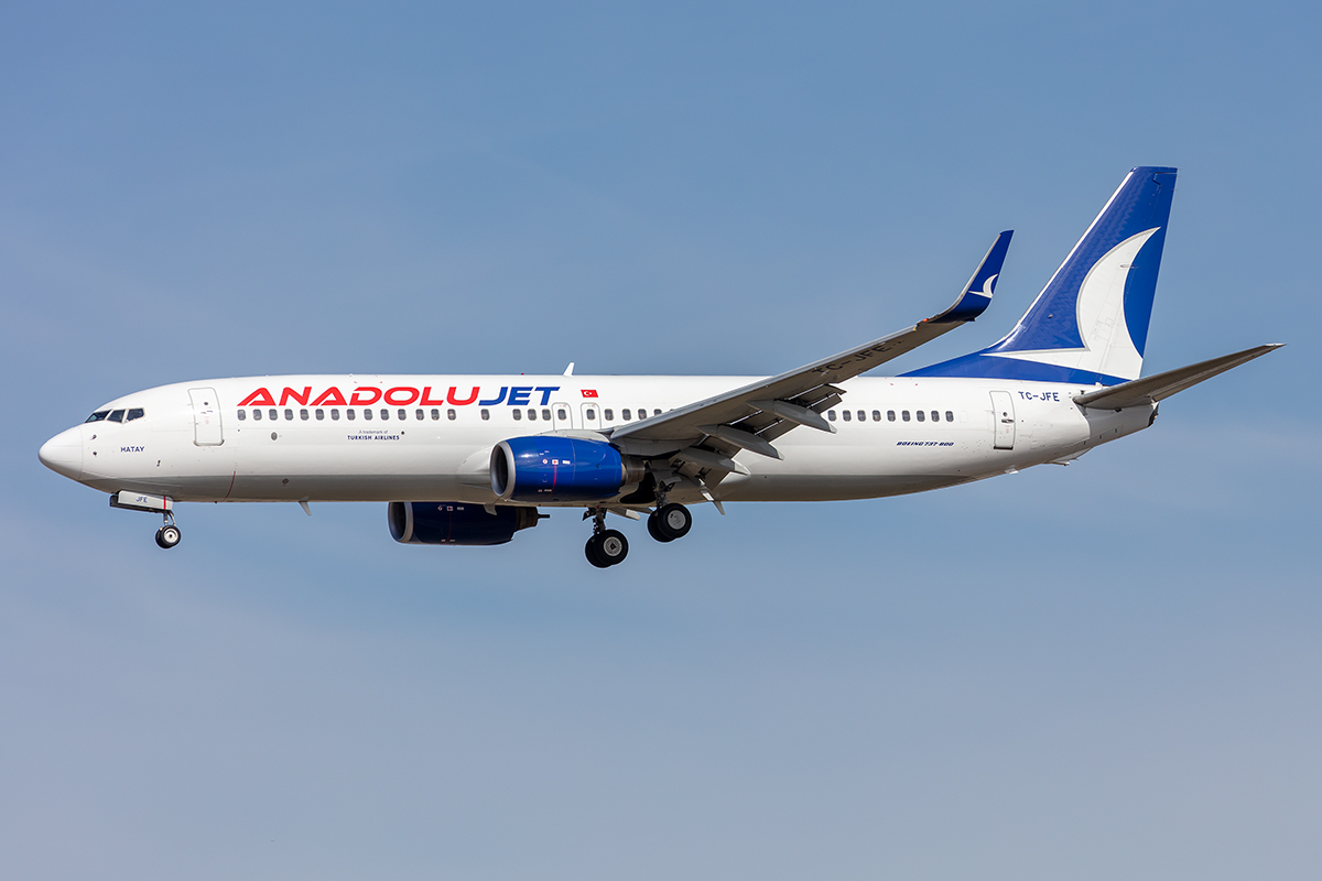 AnadoluJet, TC-JFE, Boeing, B737-8F2, 29.03.2021, FRA, Frankfurt, Germany