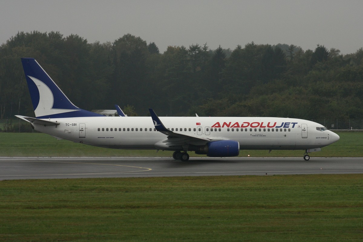AnadoluJET, TC-SBI,(C/n 29920),Boeing 737-8AS(WL), 18.10.2015,HAM-EDDH,Hamburg, Germany 