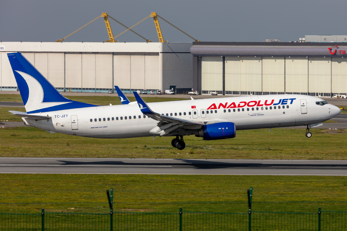 AnadoluJet (Turkish Airlines), TC-JZT, Boeing, 737-8JP, 21.09.2021, BRU, Brüssel, Belgium