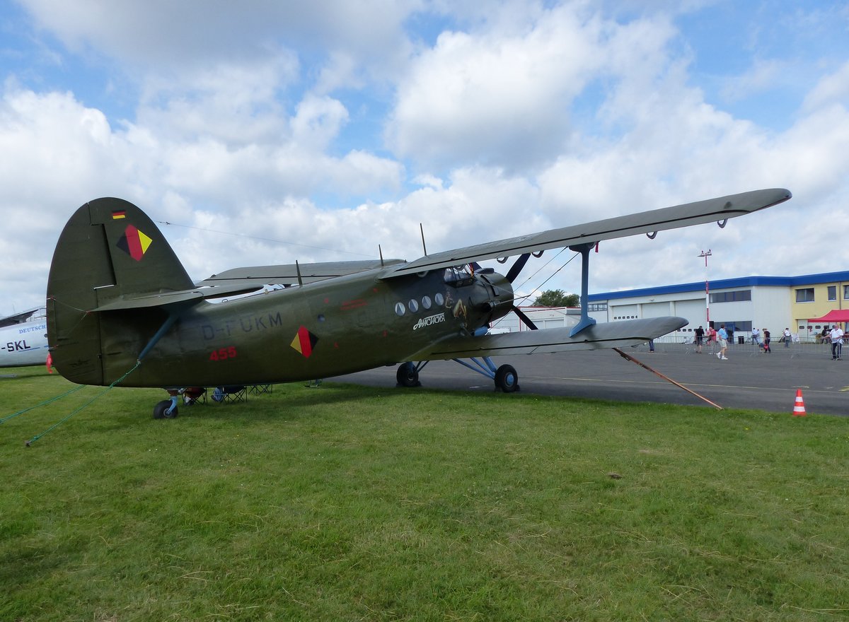 Antonow AN 2, D-FUKM, Flugplatz Gera (EDAJ), 13.8.2016