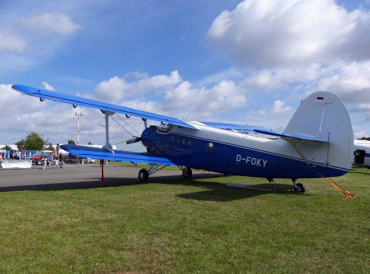 Antonow AN2, D-FOKY, Flugplatz Gera (EDAJ), 13.8.2016