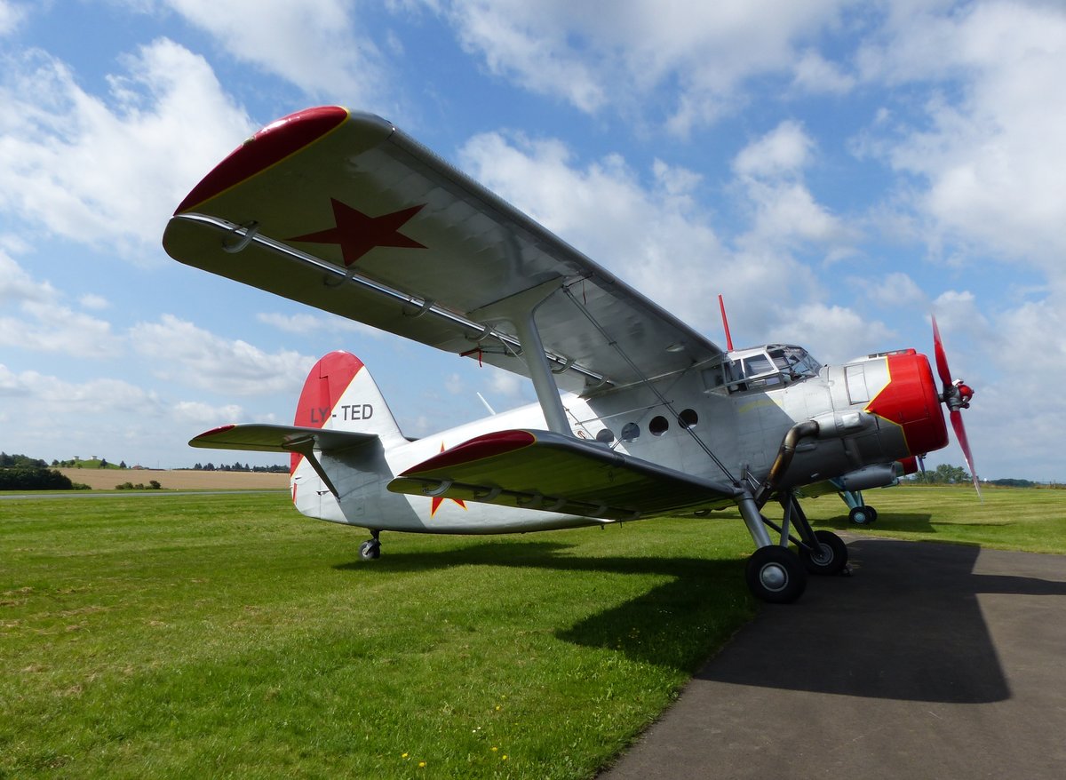 Antonow AN2, LY-TED, Flugplatz gera (EDAJ), 13.8.2016