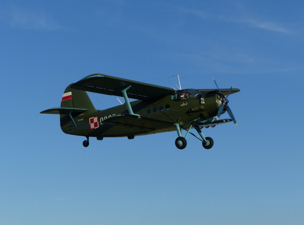 Antonow AN2, SP-AOO ist gestartet in Gera (EDAJ) am 13.8.2016