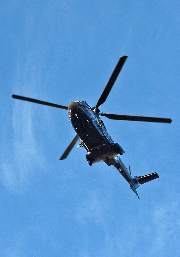 AS 332 L-1 Super Puma, D-HEGZ von der Bundespolizei in Bonn-Hangelar über Rheinbach - 07.12.2015