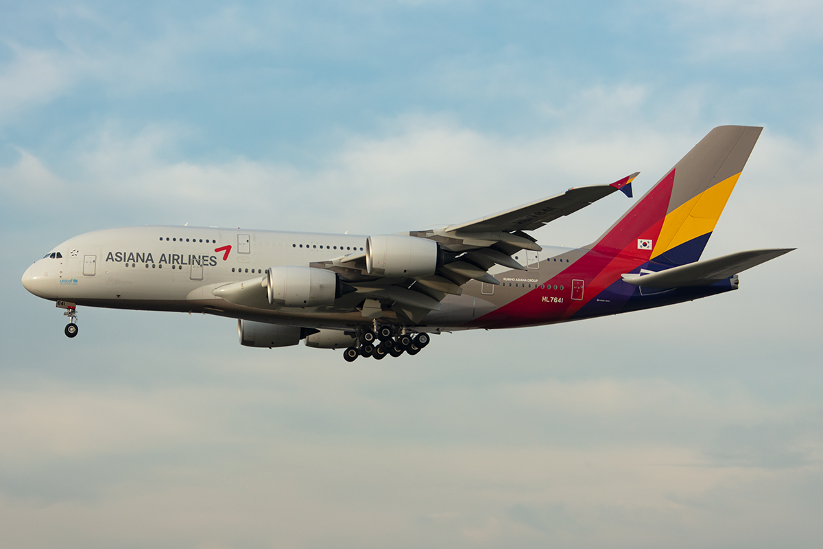 Asiana Airlines, HL7641, Airbus, A380-841, 24.11.2019, FRA, Frankfurt, Germany







