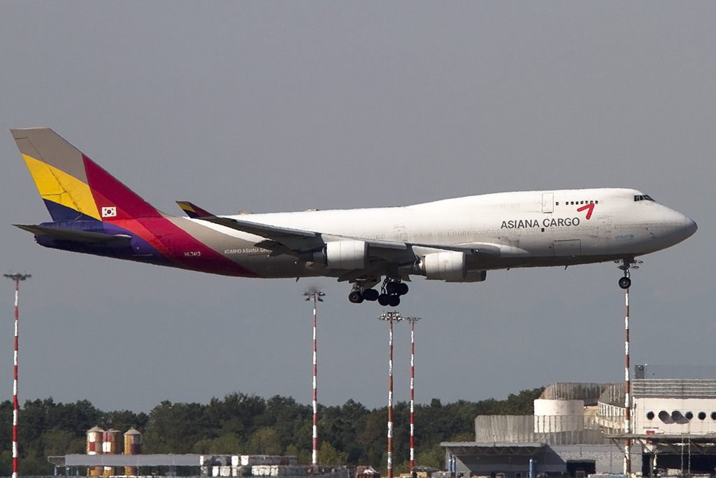 Asiana Cargo, HL7413, Boeing, B747-48E, 14.09.2013, MXP, Mailand, Italy 






