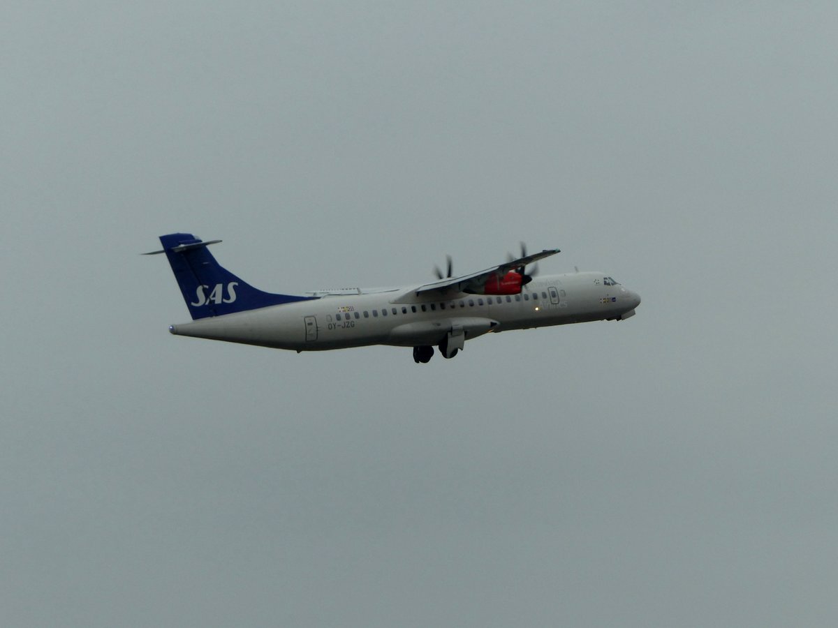 ATR 72-600, OY-JZG, Scandinavian Airlines, Berlin-Tegel (TXL), 1.10.2016