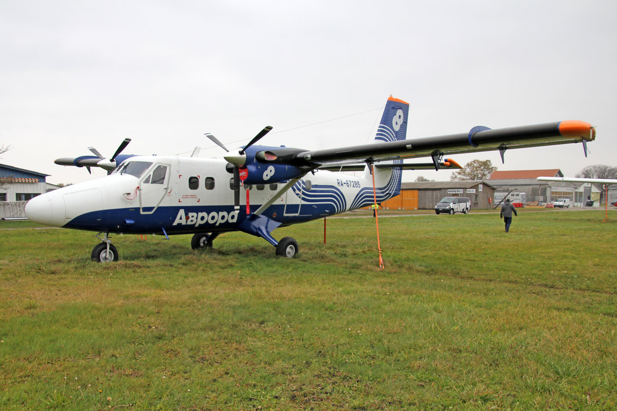 Aurora Air Company, RA-67285, Viking DHC 6-400, 14.November 2016, ACH Altenrhein, Switzerland.