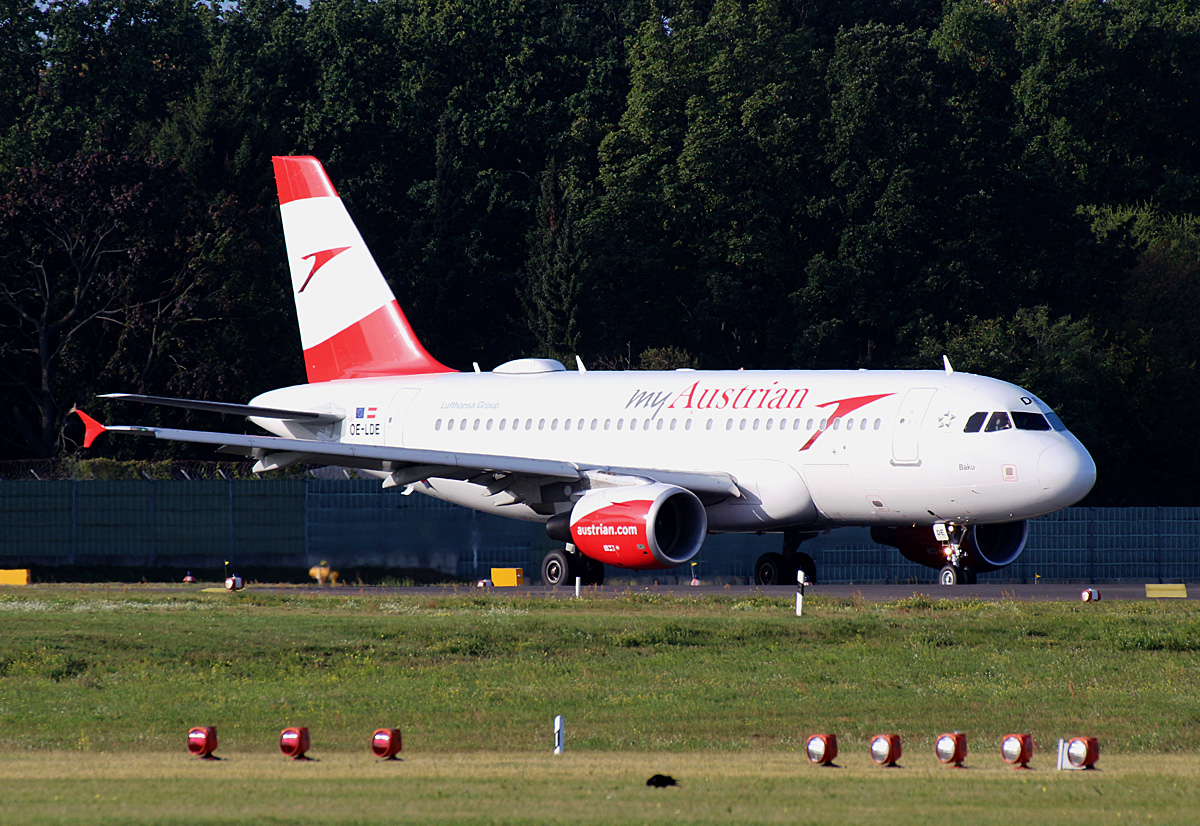 Austrian Airlines, Airbus A 319-112, OE-LDE, TXL, 19.09.2019