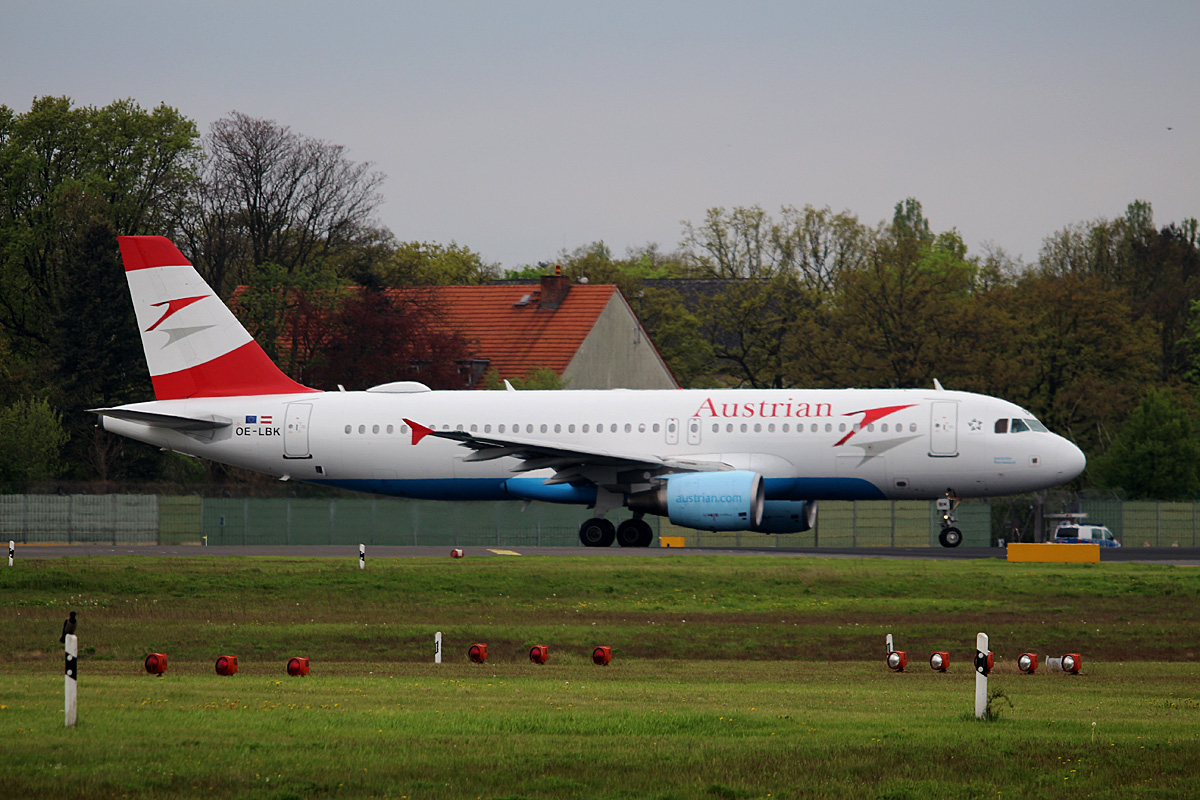 Austrian Airlines, Airbus A 320-214, OE-LBK, TXL, 07.05.2017