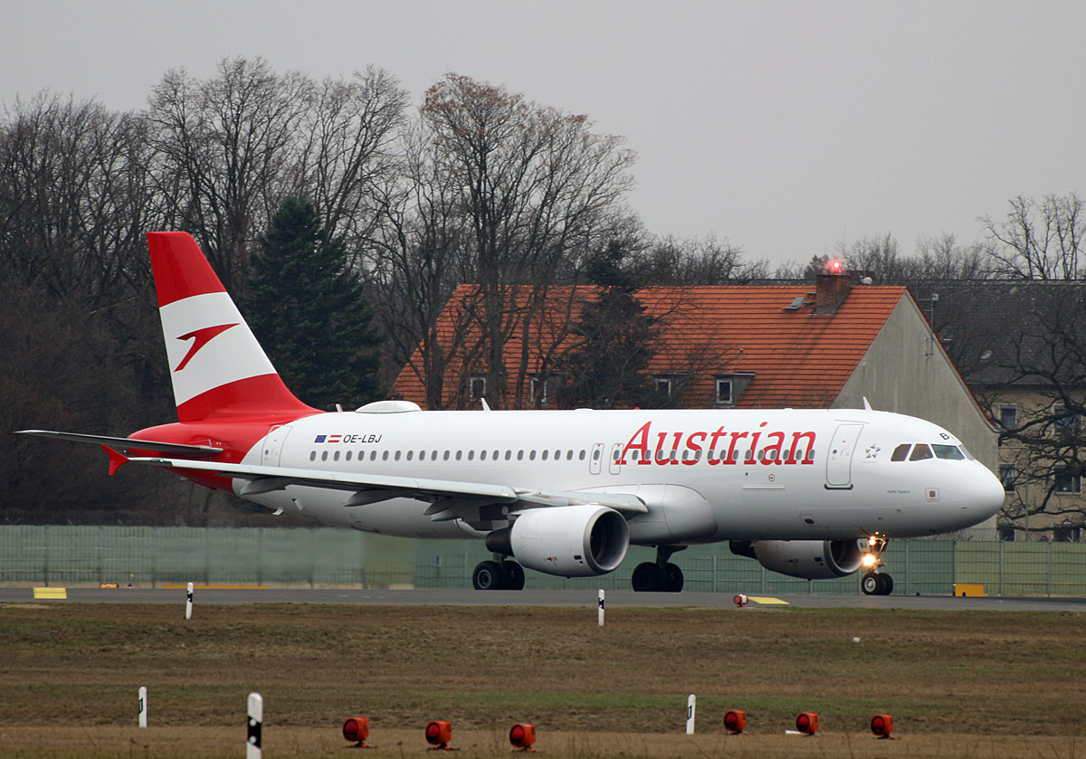 Austrian Airlines, Airbus A 320-214, OE-LBJ, TXL, 02.03.2019
